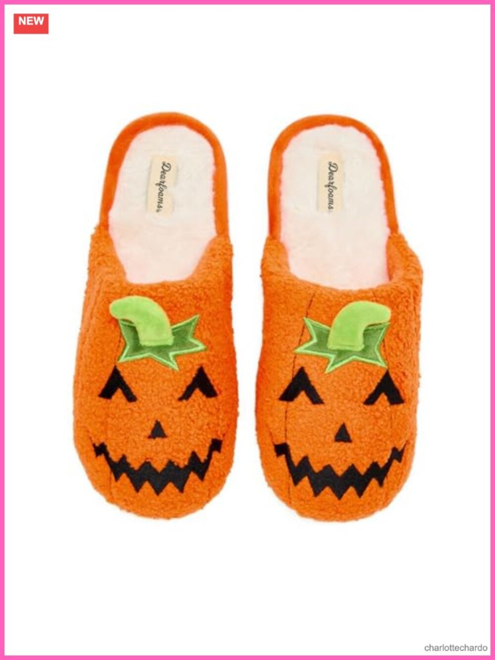 Cozy Memory Foam Indoor Outdoor Faux Fur Clog Slippers Halloween